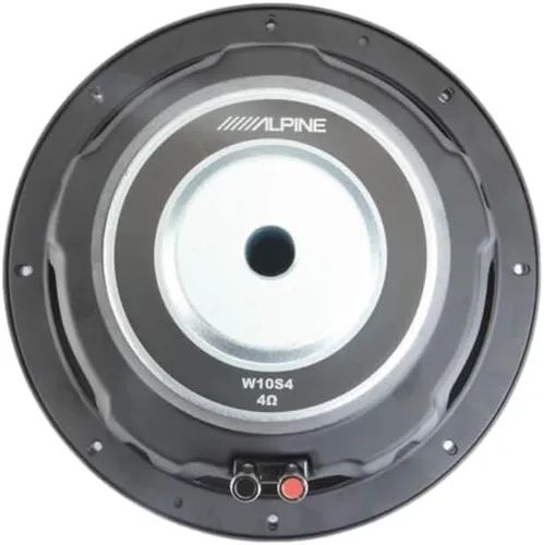 Vista 4 de Alpine W10S4 10" 750 vatios pico 250 vatios RMS 4-Ohm subwoofer de audio para coche