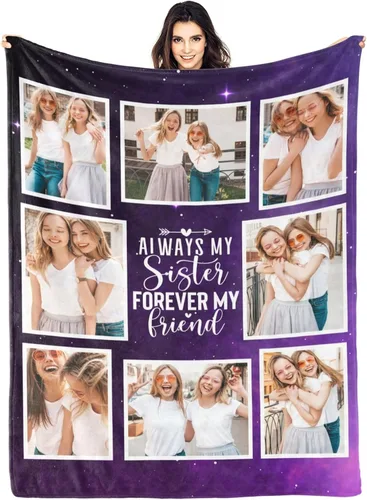 Vista 26 de envía al día siguiente, manta personalizada con texto en imagen, manta personalizada de foto, manta de franela personalizada, regalos personalizados