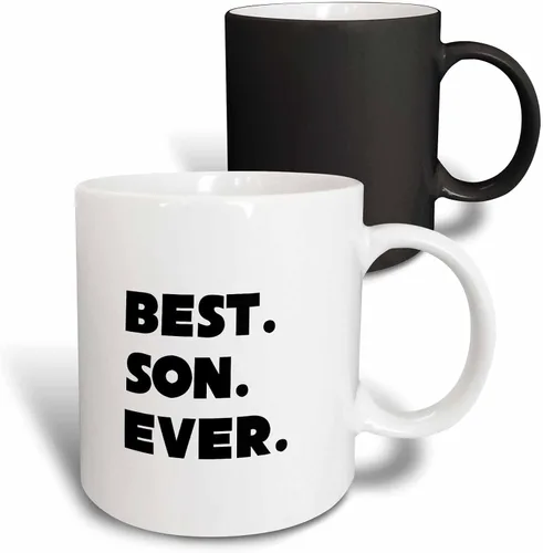 Vista 9 de 3dRose Best Son Ever - Taza de dos tonos, 11 onzas, color negro