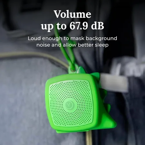 Vista 3 de Yogasleep - Chupete de bolsillo para bebé, máquina de ruido blanco, 6 sonidos relajantes y temporizador para un mejor sueño, incluye ruido marrón