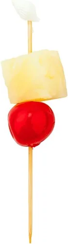 Vista 6 de Restaurantware Brochetas de bambú de 6 pulgadas, 1000 palillos de alimentos desechables, hamburguesas integradas, dibujos animados, sostenibles