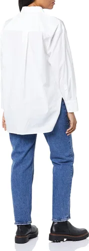 Vista 3 de Karl Lagerfeld Paris Blusa de manga larga con motivo icónico para mujer