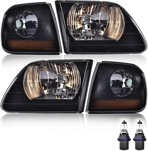 Vista 13 de Faros delanteros PIT66 compatibles con Ford F150 1997-2003, 04 F150 Heritage