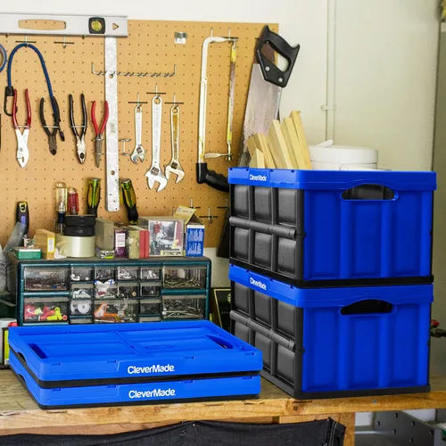 Vista 5 de Contenedor para almacenamiento plegable CleverCrates, de CleverMade