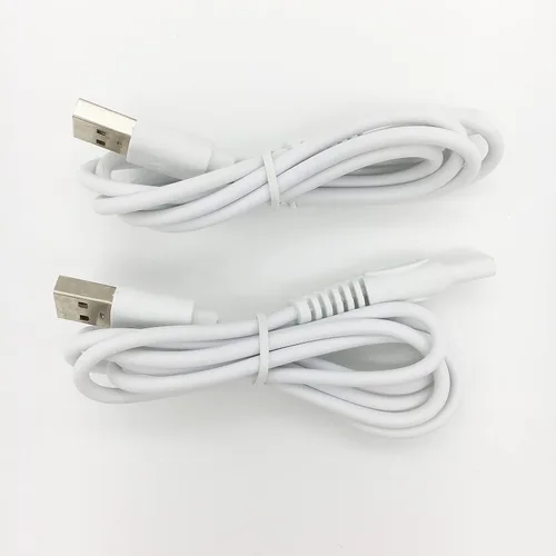 Vista 7 de Cable de carga de repuesto para acabado táctil impecable afeitadora de piernas para mujer, cable de alimentación USB de 5 V (paquete de 2)