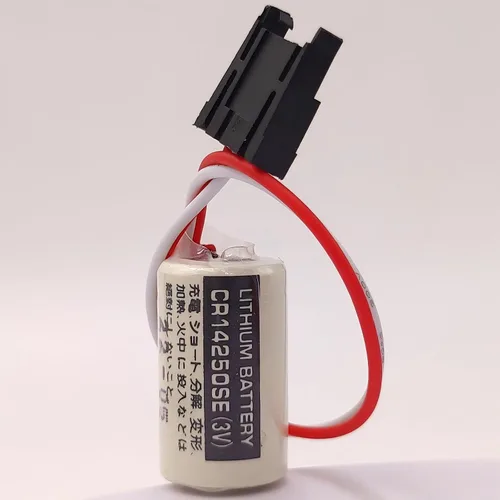 Vista 4 de 5PCS CR14250SE PLC Batería de litio (1/2AA) con conector negro para Sanyo CR14250SE1747-BA fuente de alimentación de reserva
