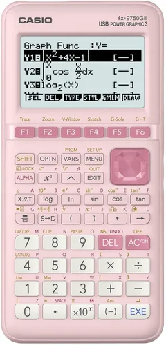 Vista 6 de Casio fx-9750GIII Calculadora Gráfica Pantalla Natural de Libro de Texto Programación Python Ideal para Exámenes, STEM y Matemáticas Avanzadas