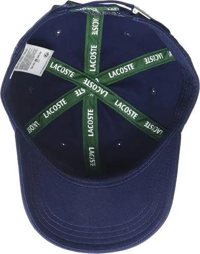 Vista 3 de Lacoste Gorra de piel ajustable con correa de cuero ajustable para hombre