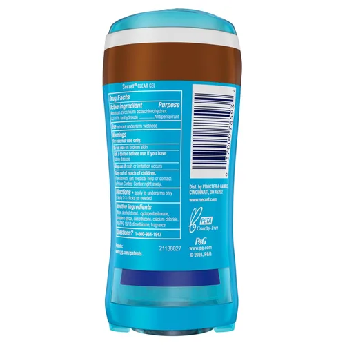 Vista 11 de Secret Fresh Desodorante antitranspirante para mujer, protección transpirable contra el sudor y el olor durante 72 horas, frescura instantánea