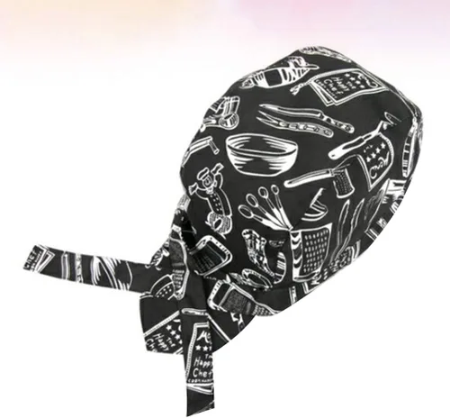Vista 3 de KESYOO - Gorro de cocina para camarero, diseño creativo