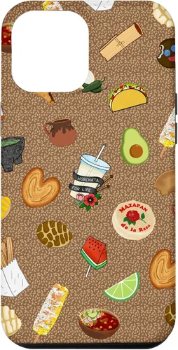 Vista 26 de Brown Antojitos Mexican Food Latino Tacos Pan Dulce - Carcasa para iPhone 17