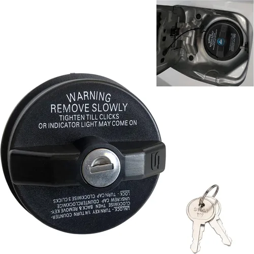 Vista 5 de Tapa de combustible de repuesto con cerradura para Toyota, Honda, Nissan, Acura, Isuzu, Mazda, Mitsubishi, Scion, Suzuki, Chevy, Buick, GMC