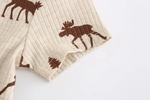 Vista 21 de Kiddiezoom Mameluco unisex de algodón de una pieza para bebé recién nacido, 5