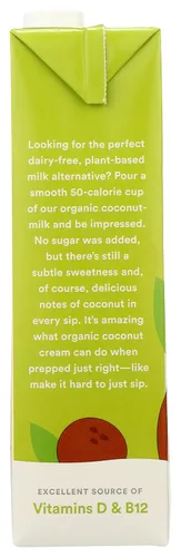 Vista 5 de 365 by Whole Foods Market, Leche de coco original orgánica sin dulce, 32 onzas líquidas