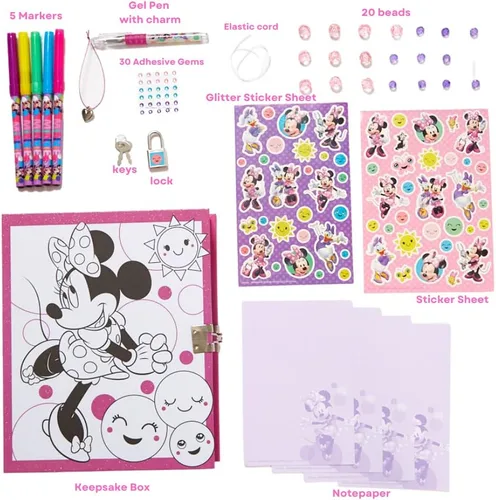 Vista 2 de Innovative Designs Disney Minnie Mouse - Caja de almacenamiento de tesoros para niñas