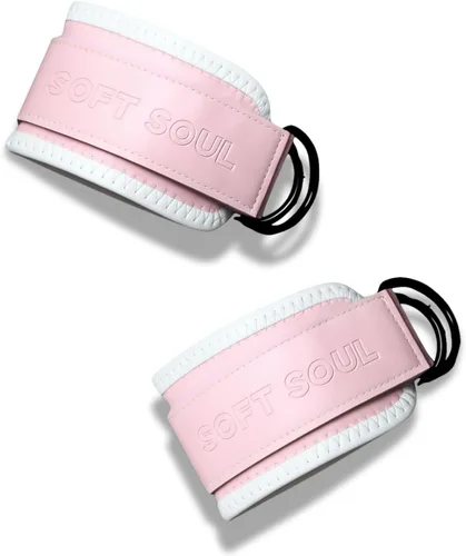 Vista 9 de Correas de tobillo para mujer con máquina de cables - Ajustable (par) con anillo en D para patadas de glúteos, rizos de piernas, empujes de cadera