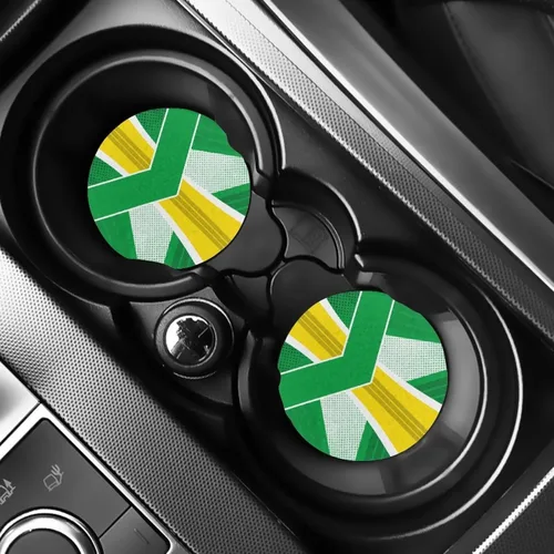 Vista 21 de AFPANQZ 250 Years Print Car Coasters for Cup Holders Absorbent Car Accessories 2.8" Car Cup Holder for Women 2 Pack