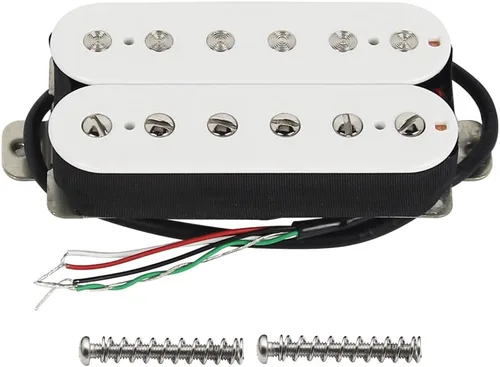Vista 9 de FLEOR Pastillas de guitarra eléctrica Humbucker Cuello Alnico 5 Negras