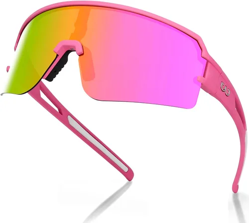 Vista 7 de FMY Gafas de sol polarizadas para ciclismo, lentes deportivos con protección UV400, para béisbol, correr, pescar, para hombres, mujeres y jóvenes