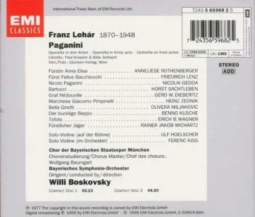 Vista 2 de Lehar Paganini