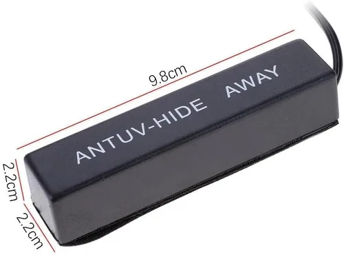 Vista 4 de Nuevo 12V universal coche oculto antena amplificada kit electrónico estéreo AM/FM Radio