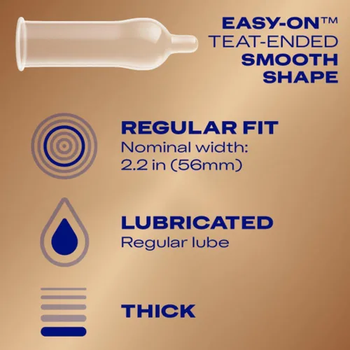 Vista 6 de Preservativos Durex sin látex para el sexo, condones lubricados sin látex Durex Avanti Bare Real Feel para hombres con sensación natural de piel