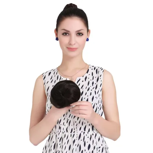 Vista 6 de Onedor Extensión de Cabello Fibra Sintética Chignon Donut Moño Peluca (10)