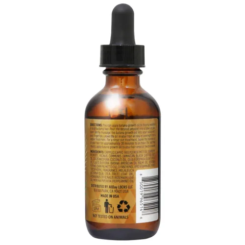 Vista 3 de AllDay Locks Batana Aceite para el crecimiento del cabello, cabello saludable, más grueso, más fuerte y brillante, 100% aceite de batana hondureño