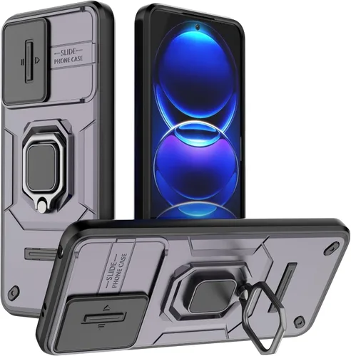 Vista 19 de Funda de teléfono móvil para Xiaomi Redmi A3/Xiaomi Poco C61 Soporte de coche Soporte Ventana corredera Cubierta protectora a prueba de golpes
