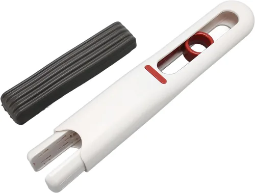 Vista 7 de Mini mopa portátil, potente mopa de 180° para espacios pequeños, material ABS, manos autoexprimibles para baño, cocina, sala de estar, coche