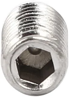 Vista 3 de uxcell M5x10mm 304 Acero Inoxidable Spring Hex Socket Ball Point Grub Set Tornillos 10pcs