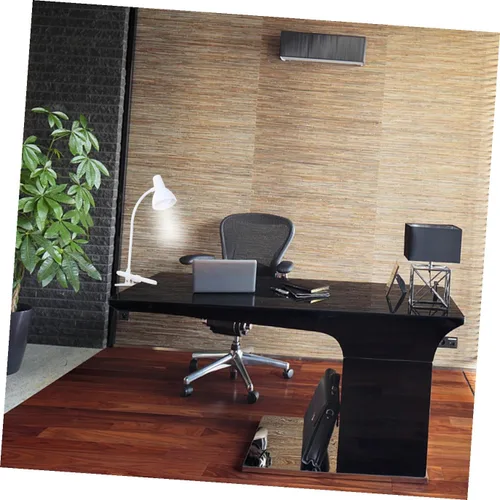 Vista 6 de Uonlytech Luz de mesa de oficina con clip, luces de lectura con clip, luces de libro, protección ocular, lámpara de abrazadera de cuello de cisne