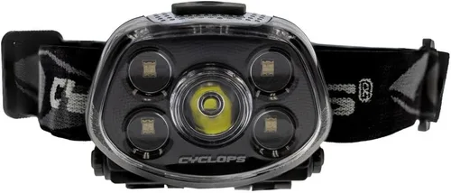Vista 3 de Cyclops Force XP - Linterna frontal táctica duradera, ligera, compacta, IPX6, resistente al agua, ajustable, 5 modos de luz, brillante, 3 LED