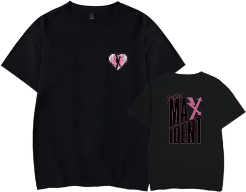 Vista 6 de Xkpopfans Kpop SKZ Straykids Maxident Merch - Camiseta unisex Felix Minho