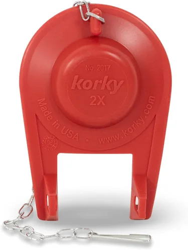 Vista 6 de Korky 2017BP - Válvula de inodoro universal de 2 pulgadas de alto rendimiento, de goma de larga duración, fácil de instalar, fabricada en Estados