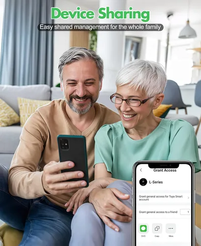 Vista 5 de Mini enchufes inteligentes que funcionan con Alexa y Google Home, enchufe WiFi para control remoto de aplicación y control de voz, temporizador