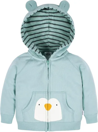 Vista 4 de Gerber Conjunto de ropa con capucha y joggers con cremallera para bebés niños pequeños