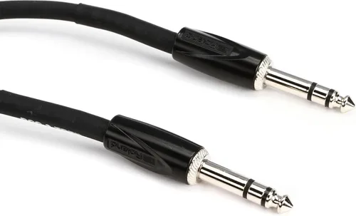 Vista 3 de Roland Cable de interconexión serie negro, TRS de 1/4 pulgadas a TRS de 1/4 de pulgada, equilibrado, 5 pies