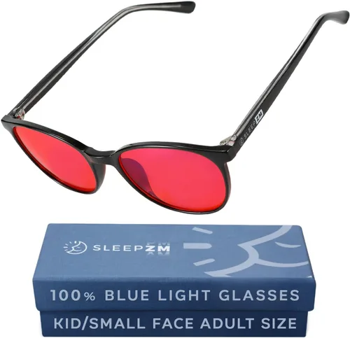 Vista 31 de Sleep ZM Blue Light Blocking & Light Sensitivity Glasses - 8 Lens Types for Comfort, Relaxation, Sleep & Relief - 50+ Styles