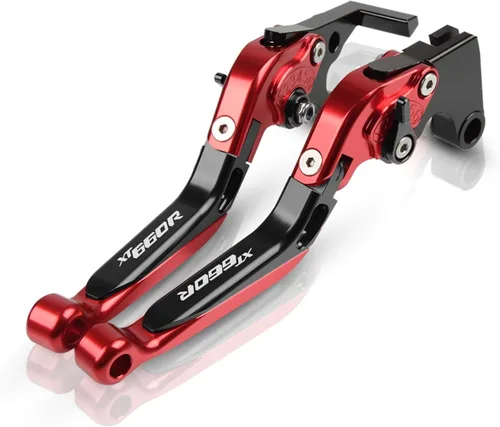Vista 14 de Palanca de embrague de freno ajustable extensible para motocicleta Yamaha XT660R XT660 R 2014 2015 2016 2004-2017
