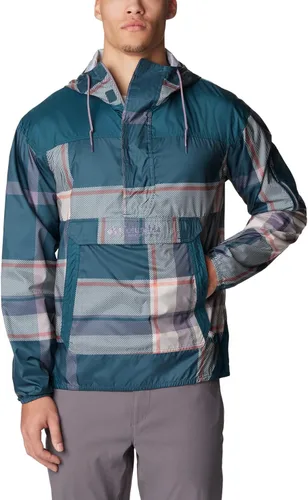 Vista 23 de Columbia Cortavientos Challenger para hombre pepita dorada/verde piedra