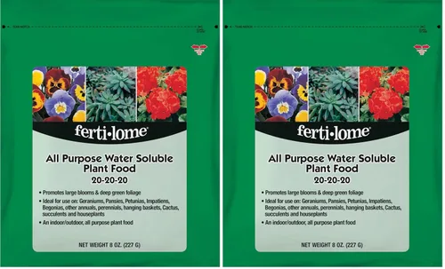 Vista 8 de Fertilome (11721) Alimento vegetal soluble en agua para todo propósito 20-20-20 (1.5 lb.) 20-20-20 equilibrado NPK soluble en agua - Acción rápida