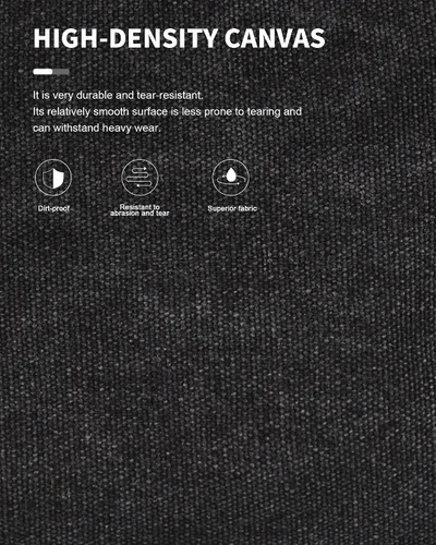 Vista 7 de Bolso de Mensajero para Hombre, Bolsa Bandolera Estética, Bolso de Hombro de Lona Clásico y Resistente al Agua Unisex