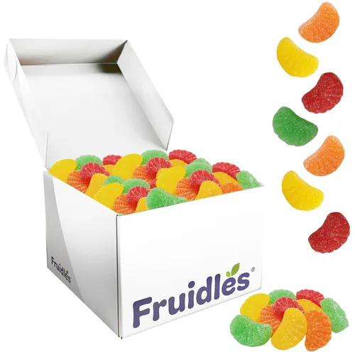 Vista 5 de Fruidles Surtido de caramelos de goma de fruta, deliciosas gomitas de sabores de frutas recubiertas de azúcar (1 libra)