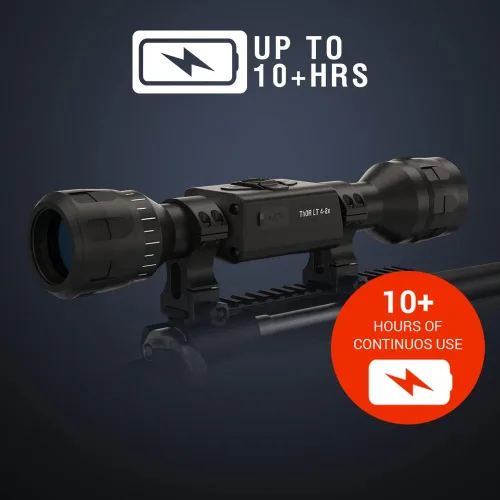 Vista 5 de ATN Thor LTV Ultra Light Thermal Scope 4K+ 4056x3040 Sensor térmico, grabación de video 4K, batería de 10 horas +