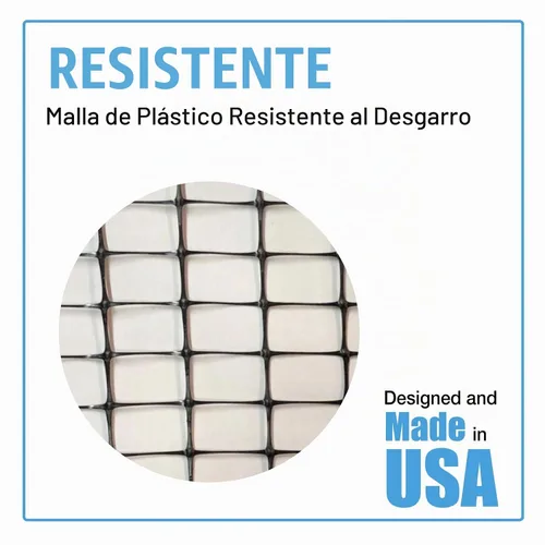 Vista 2 de Kidkusion Protector de cubierta – 16 pies de largo x 38 pulgadas de alto – Fabricado en Estados Unidos – Red de seguridad para balcón al aire libre