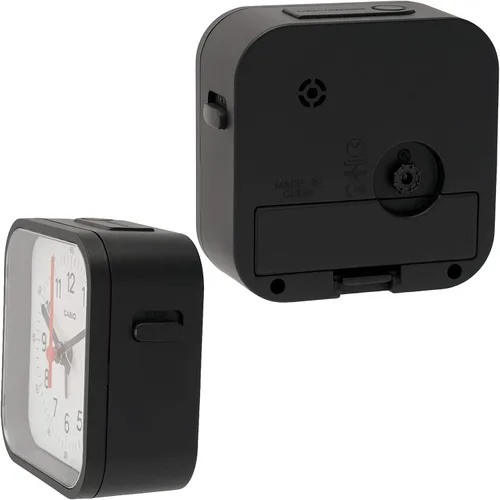 Vista 2 de Casio TQ-169-1JF - Reloj despertador, negro, analógico, pequeño, mini luz, luz de repetición