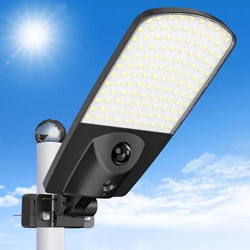 Vista 10 de Adewalk Luces solares para exteriores, luces de calle impermeables