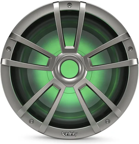 Vista 6 de Infinity 1022MLT - Subwoofer marino de 10 pulgadas con iluminación RGB (titanio)