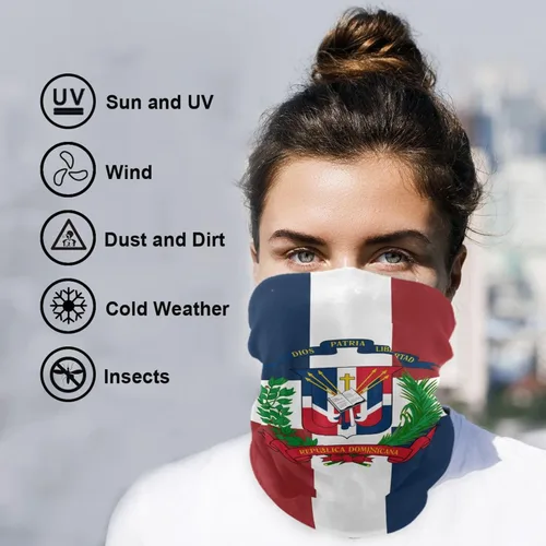 Vista 6 de Bandanas de moda para la cabeza, sin costuras, polaina para el cuello, pasamontañas